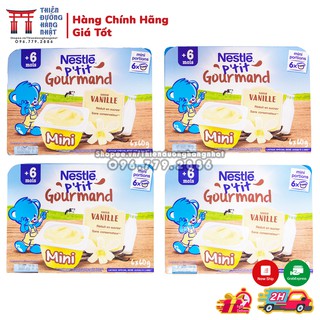 Váng sữa Nestle Pháp 6 hộp cho bé từ 6 tháng mẫu mới [Date 9/2021]
