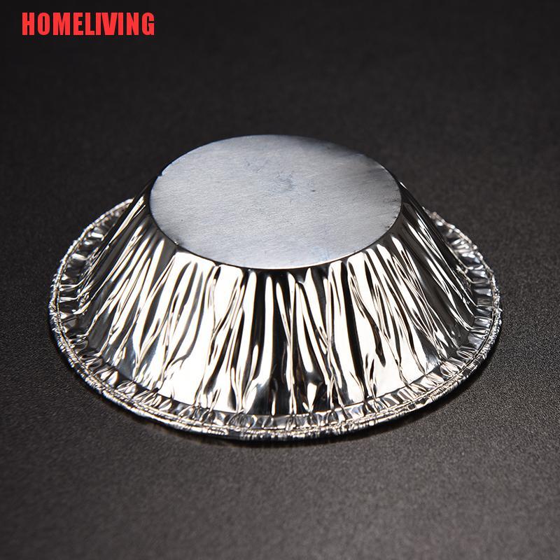 Set 50 Khuôn Lá Nhôm Làm Bánh Trứng / Bánh Cupcake / Muffin Dùng Một Lần