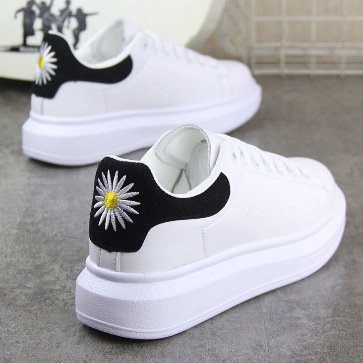 FREE SHIP Giày thể thao nữ thêu hoa cúc họa mi siêu đẹp