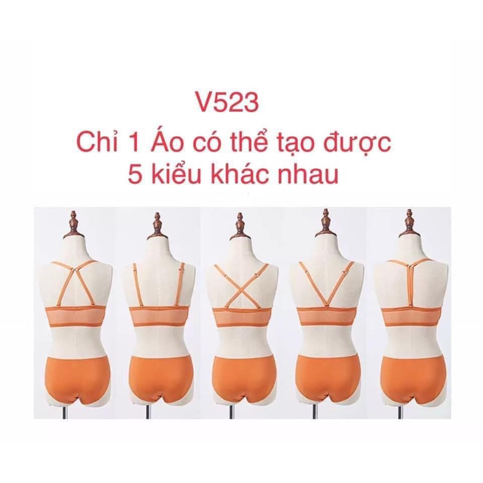 Bộ đồ lót form to su đúc Cài Trước Siêu Nâng Đẩy, Áo Ngực đúc su không gọng tạo khe Siêu Sexy CK316