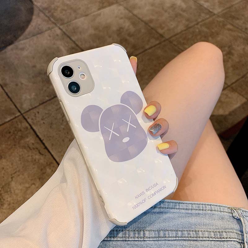 Ốp điện thoại Silicon TPU da chống sốc hình gấu XX độc đáo cho Iphone11 12 13 Pro Max 6 6s 7 8 Plus X Xs Xr Xsmax | BigBuy360 - bigbuy360.vn