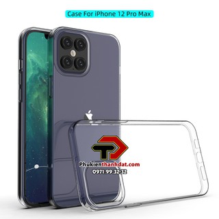 Ốp lưng dẻo trong suốt iPhone 12, iPhone 12 Max, iPhone 12 Pro Max, iPhone 12 Pro