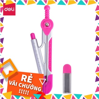 Compa học sinh deli, hồng, xanh - 1 hộp e8616