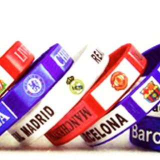 Vòng tay clb bóng đá M.U, arsenal, Chelsea, real Madrid, Barca