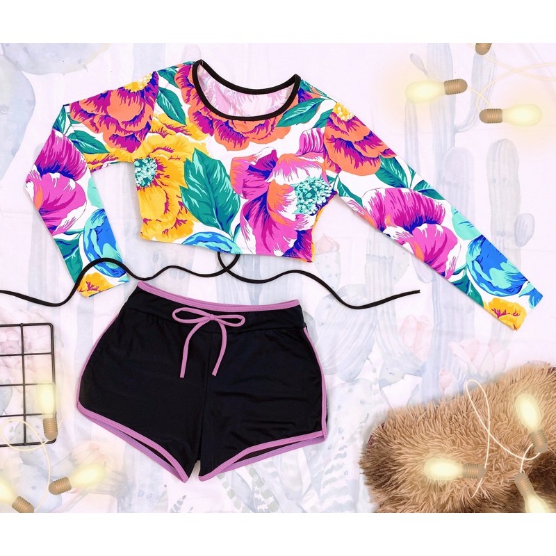 bikini,đồ bơi tay dài