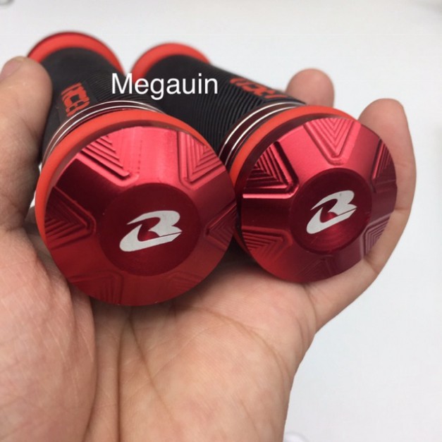 Bao tay nắm cao su Racing Boy gù nhôm CNC xe máy (giá 1 cặp)