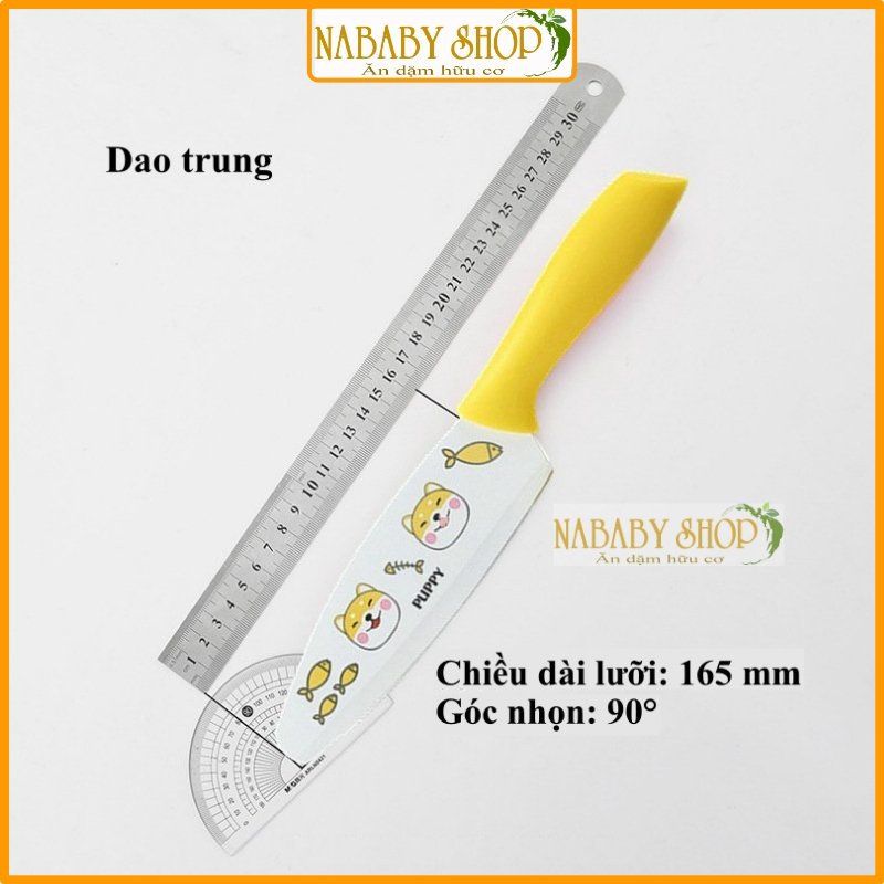 [Nhiều mẫu] Combo trọn bộ dao thớt chế biến đồ ăn dặm cho bé