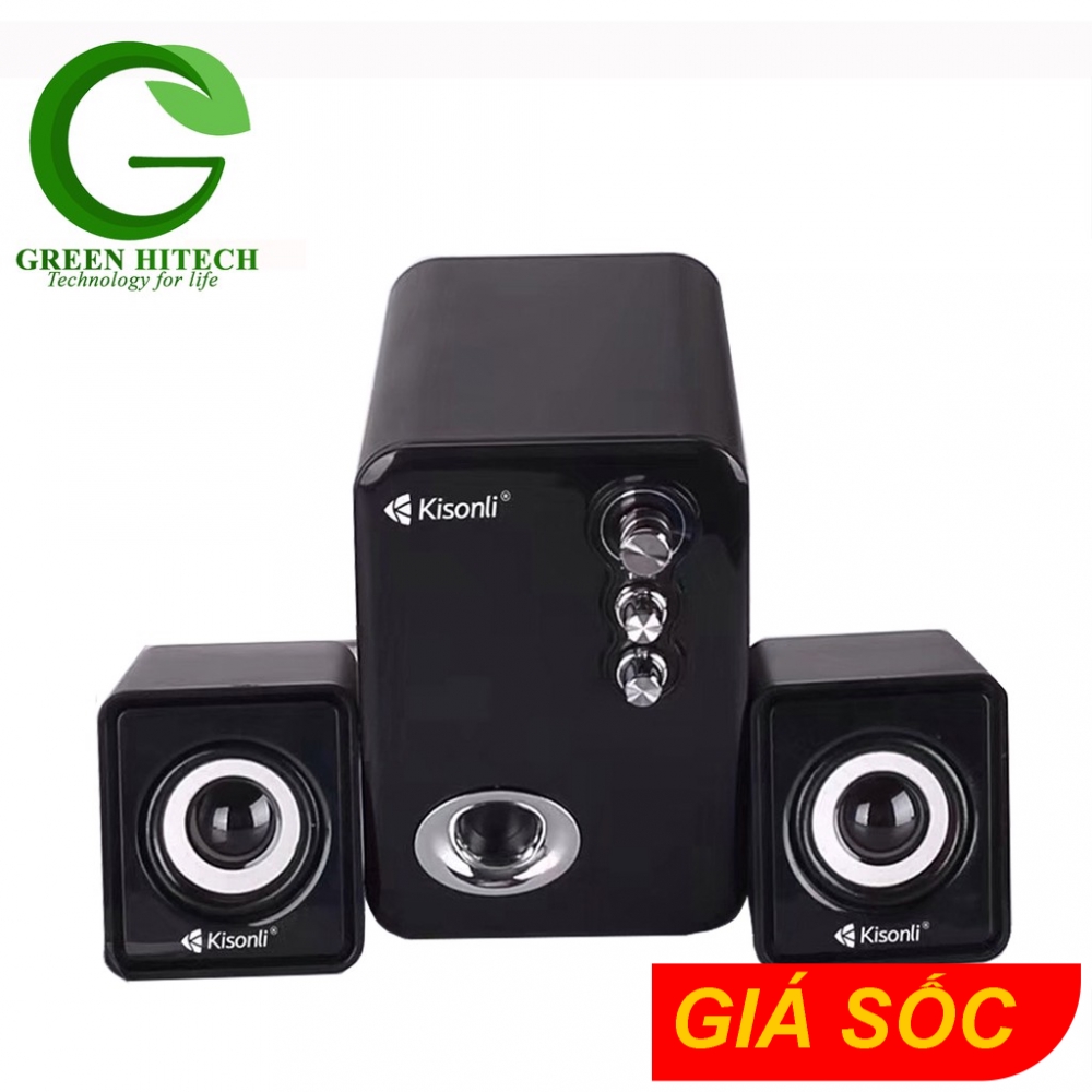 [Mã ELFLASH5 giảm 20K đơn 50K] Loa Vi Tính Kisonli U-2100 2.1 (Màu ngẫu nhiên)