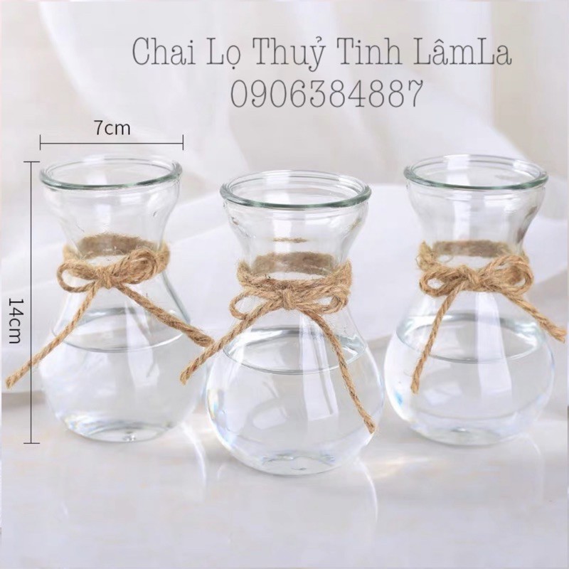 Combo 10 Cái | Bình Bông Thuỷ Tinh Loe 400ml | Cắm Bông , Trang Trí , Trồng Cây