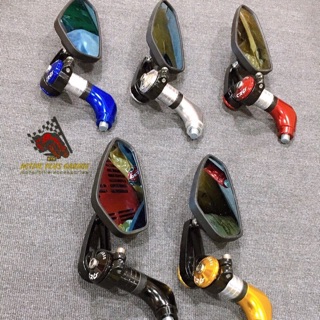 GƯƠNG XE MÁY, KÍNH CHIẾU HẬU KÍNH GÙ CRG KÈM CHÂN KÍNH 3D CNC