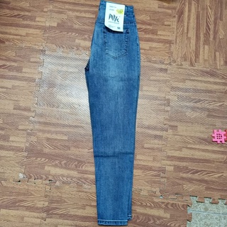 Quần jean nữ 9 tấc cạp cao co giãn khách đặt