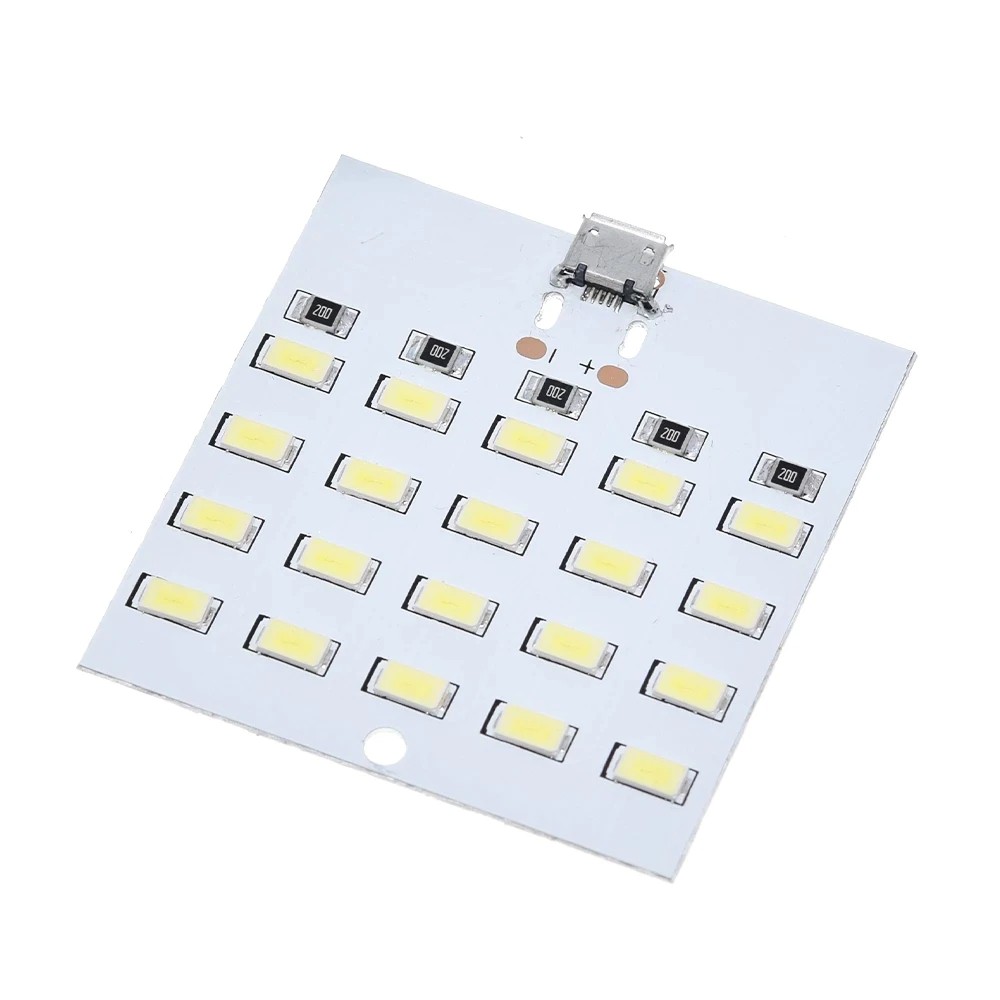 Tấm Đèn 20 Led Siêu Sáng Dạng Vuông Cắm Cổng Usb Module 20Led Chiếu Sáng Dự Phòng Khẩn Cấp Tiện Dụng