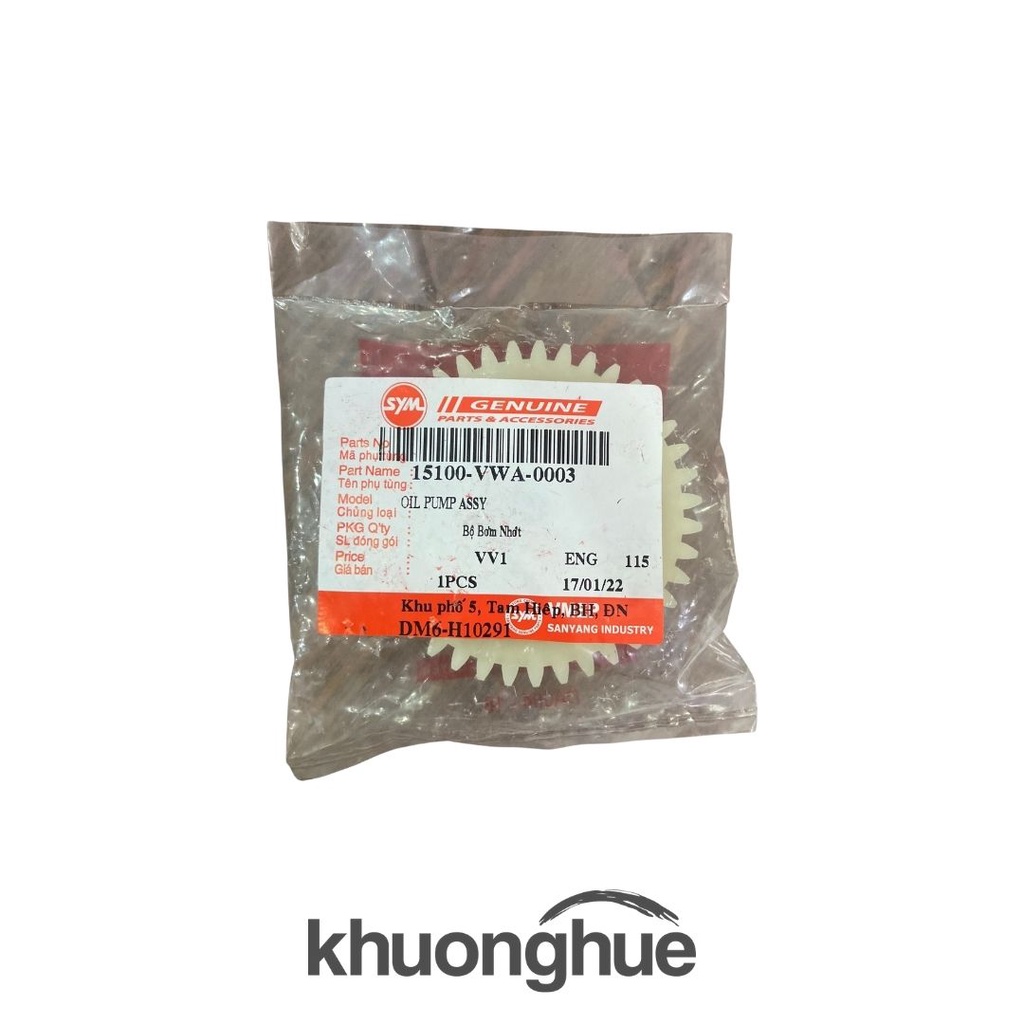 Bộ bơm nhớt xe Attila phun xăng chính hãng Sym