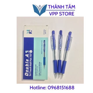 Bút bi Double A TriTouch Ball Pen Mực nước 0.7mm DBP-107 chính hãng