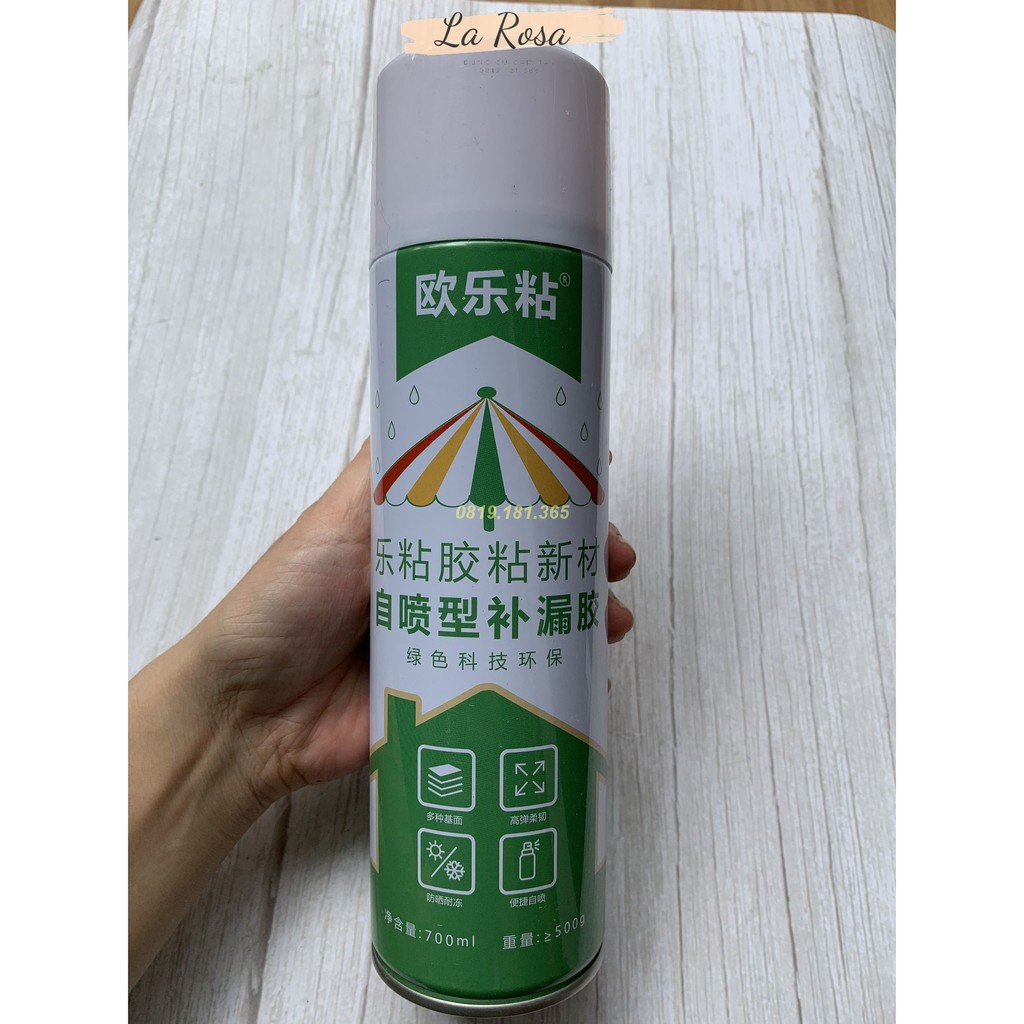 [MÀU TRẮNG] Bình Xịt Chống Thấm Dột Đa Năng Nội Địa Trung 700ml