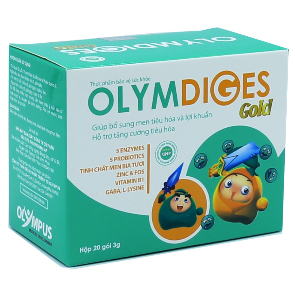 OLYMDIGES GOLD Cải thiện chứng biếng ăn của trẻ, giúp ăn ngon lớn nhanh thông minh