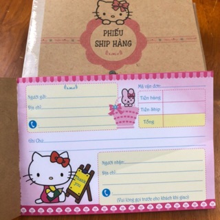 Compo 5c Phiếu ship kitty 🎁🎁 tặng 1 cuốn cùng loại