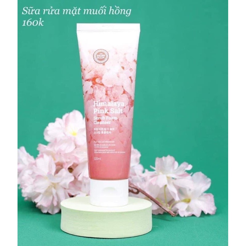 Himalaya Pink Salt Scrub Foam CleaneserSữa rửa mặt muối hồng Himalaya