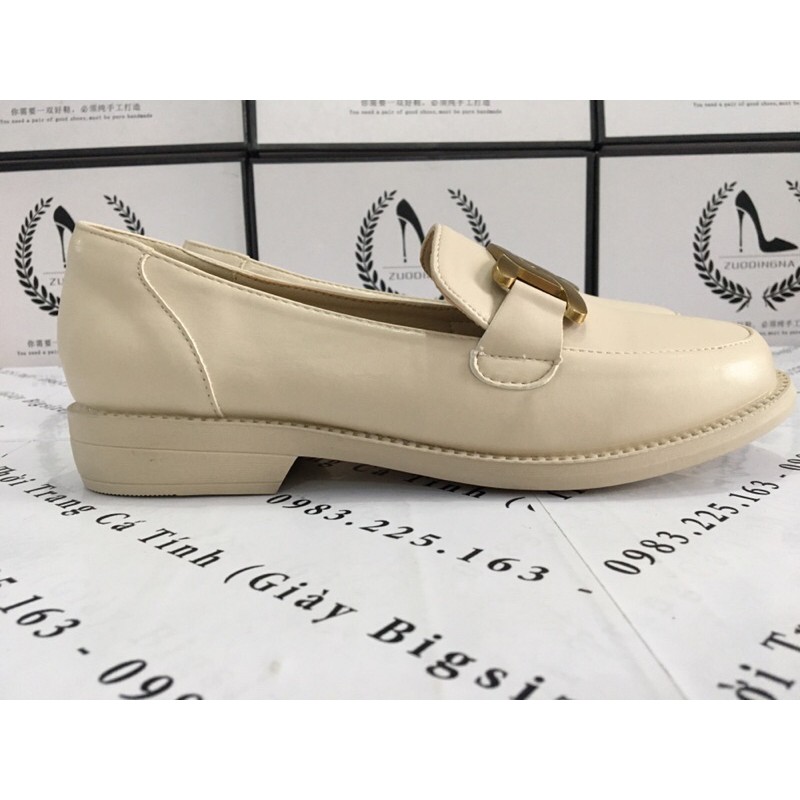HÀNG CÓ SẴN (Size 40➡️43) _ Giày Oxford Khóa Ngang Big Size | BigBuy360 - bigbuy360.vn