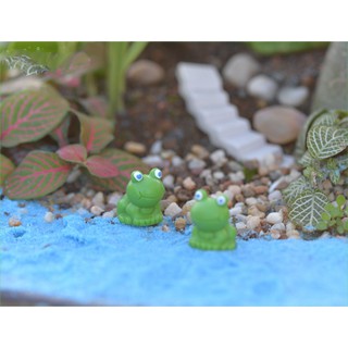 Mô hình ếch xanh nhỏ xíu dùng trang trí tiểu cảnh, terrarium, DIY