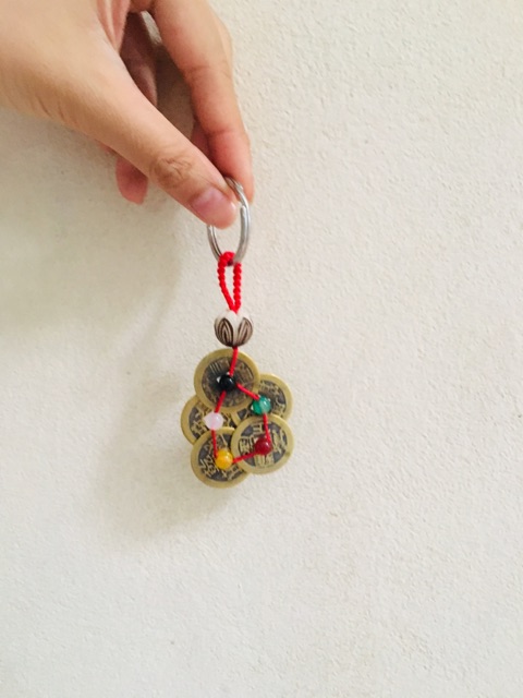 Móc khóa xâu Tiền xu Ngũ đế