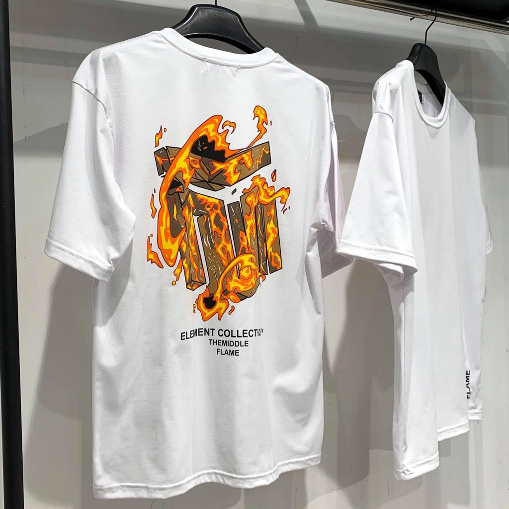 Áo thun The Middle Mệnh Hỏa, hình in to và cực đẹp, có size to, phong cách Unisex AL27