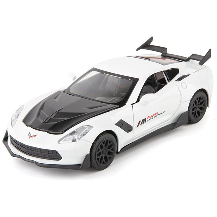 Xe mô hình kim loại Chevrolet Corvette racing sports tỷ lệ 1:32