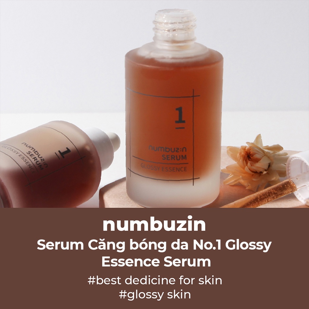 Serum No.1 Căng bóng da NUMBUZIN chiết xuất thảo dược Glossy Essence Serum 50ml