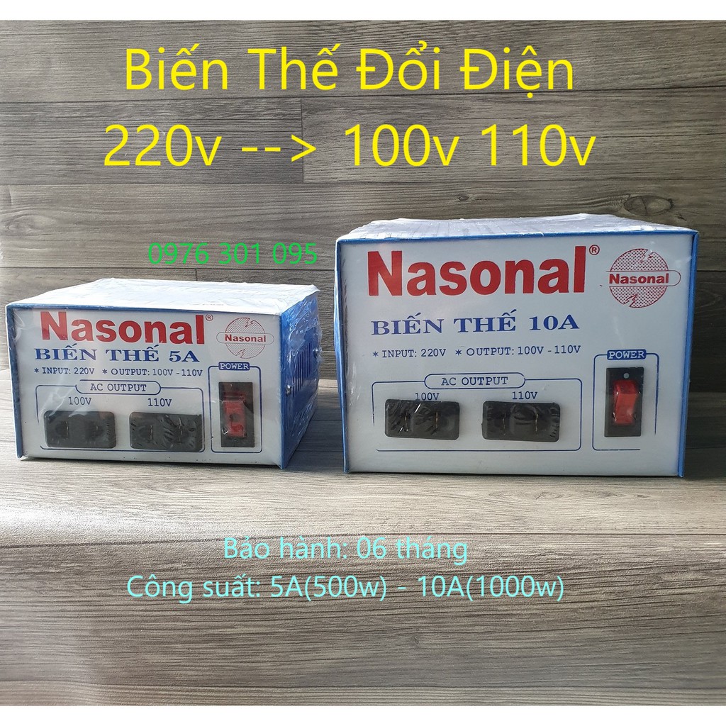 Biến Thế Đổi Điện 220v ---&gt; 110v