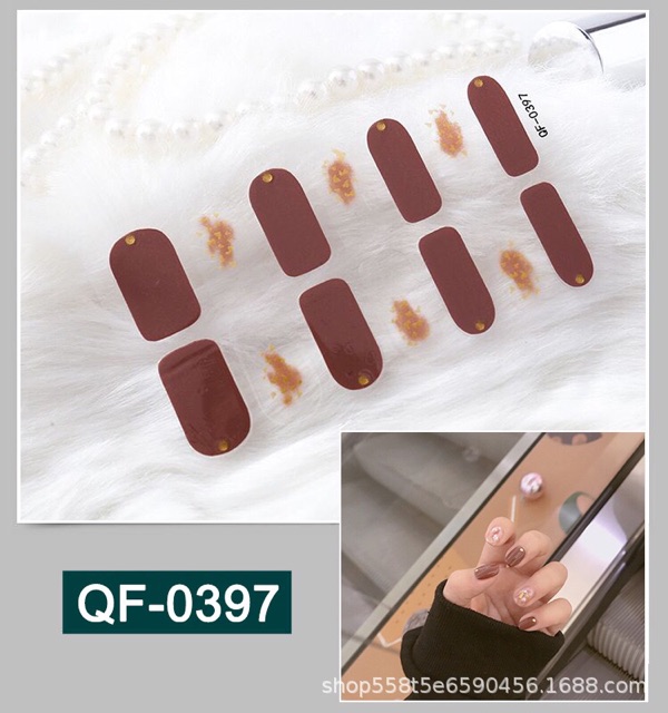 Set dán móng tay Nails dán nghệ thuật nhiều màu - có ngay bộ móng đẹp trong 5 phút (Nail wraps / Nail stickers)