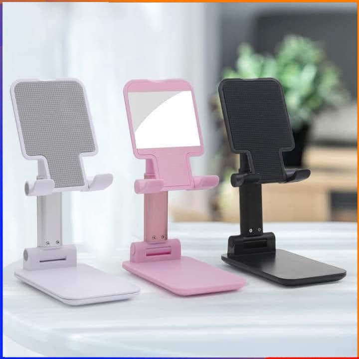 Giá đỡ để bàn cao cấp chất liệu nhựa ABS có thể gấp gọn xoay 360 độ cho điện thoại, máy tính bảng