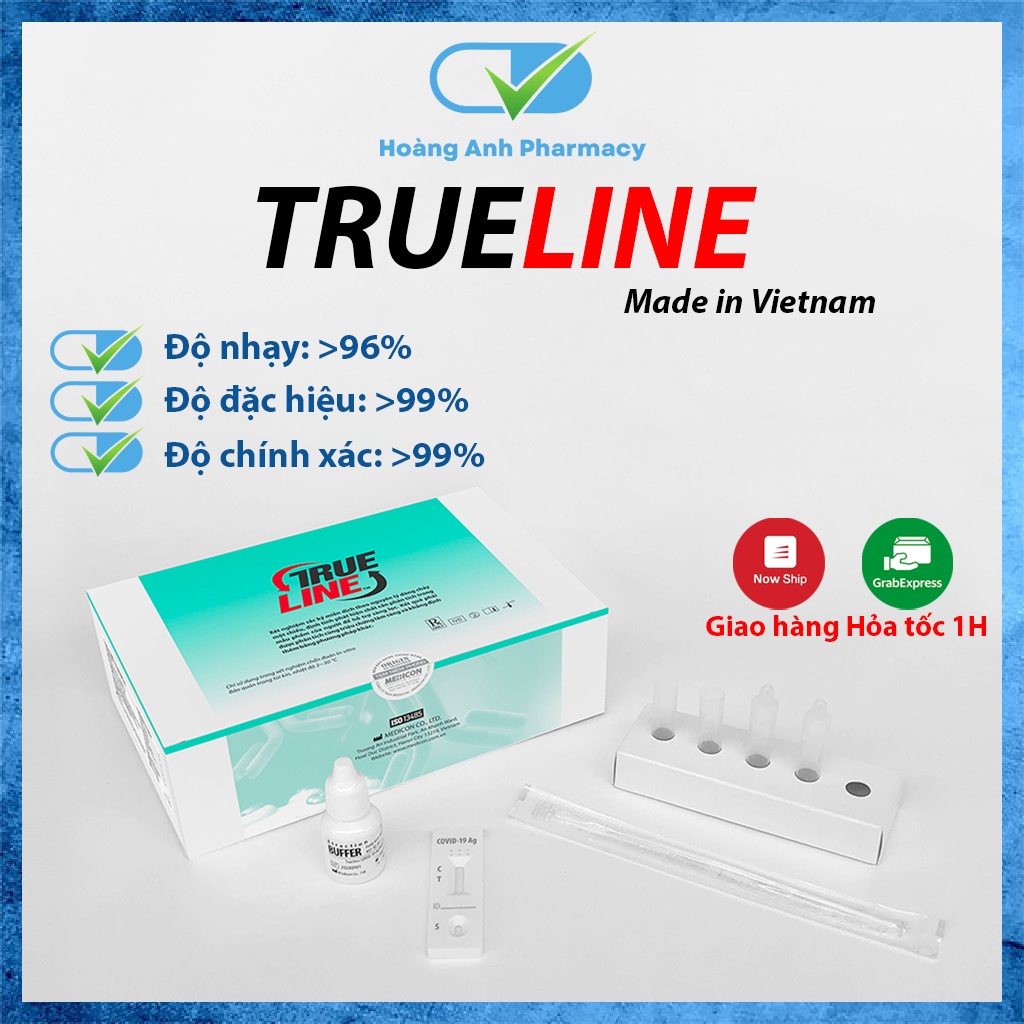 Bộ Kit test nhanh kháng nguyên Covid 19 TrueLine chính hãng đã được Bộ Y tế cấp phép