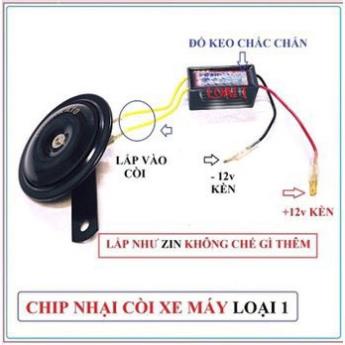 Chíp Nhại Còi Kêu Dồn Dập Lắp Zin Ko Cắt Dây Cho Wave , Dream , Exciter ,Winner... Hàng Đúc Chất Lượng