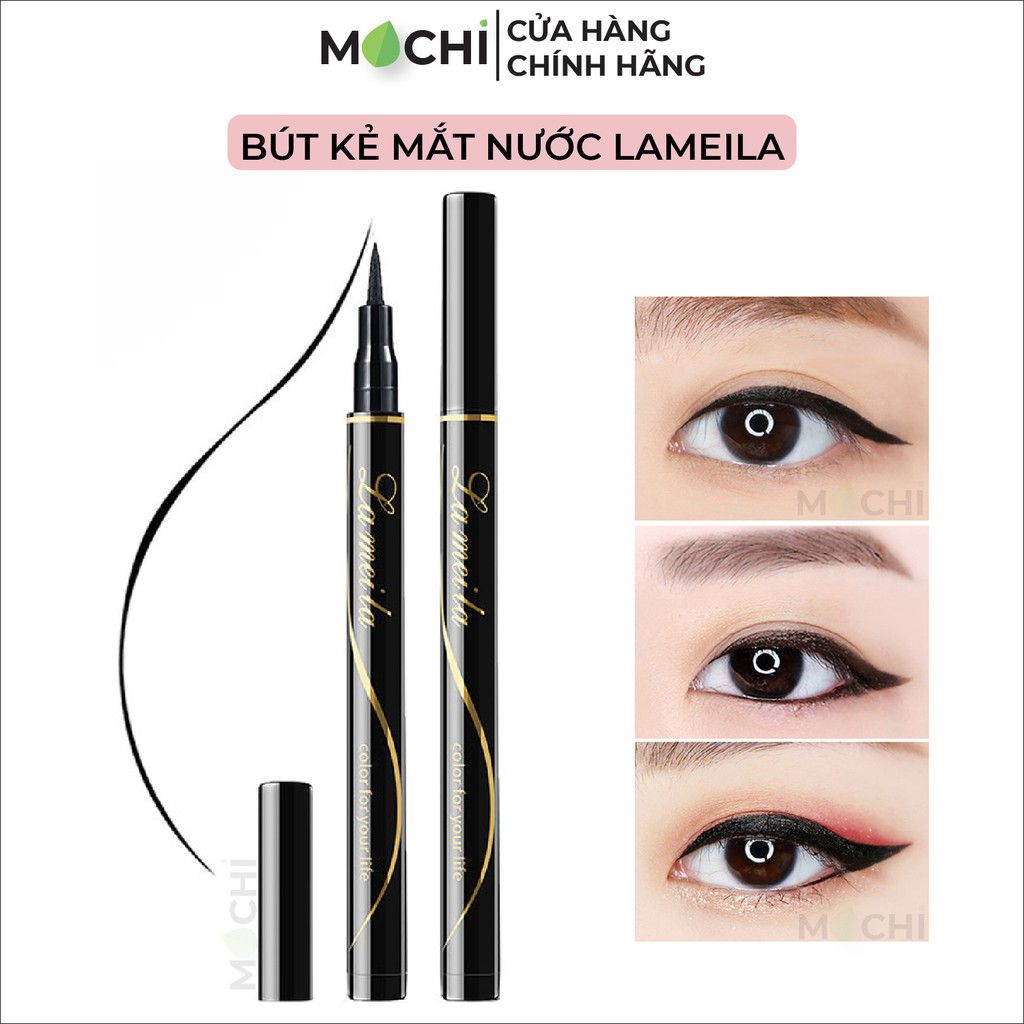 Bút Kẻ Mắt Nước Lâu Trôi Không Thấm Nước Lameila Eyeliner Bút Dạ Kẻ Mắt Mèo Trang Điểm Mắt Nội Địa Trung MOCHI SHOP