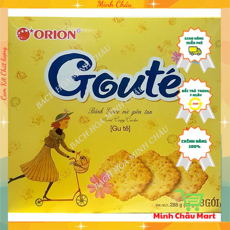 Bánh Goute Mè Giòn Tan Hộp 288g (8 Gói)