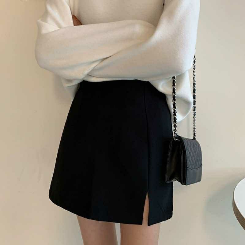 Chân váy A ngắn xẻ siêu đẹp, có lót trong | BigBuy360 - bigbuy360.vn