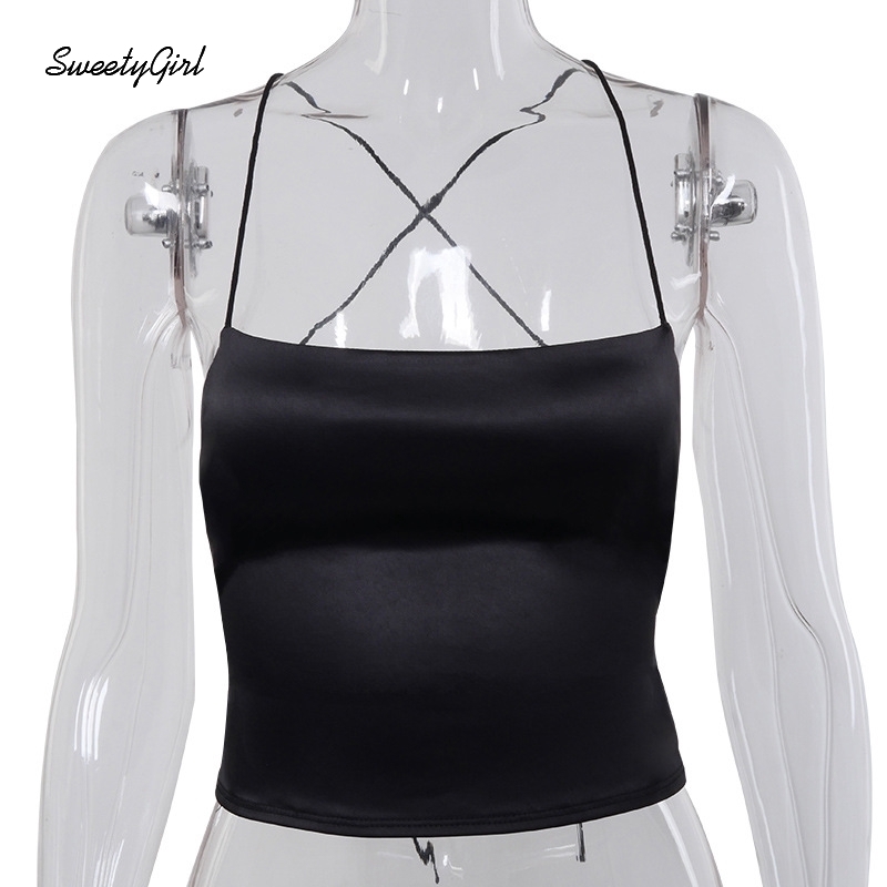 Áo không tay màu trơn thiết kế hở lưng thời trang quyến rũ cho nữ