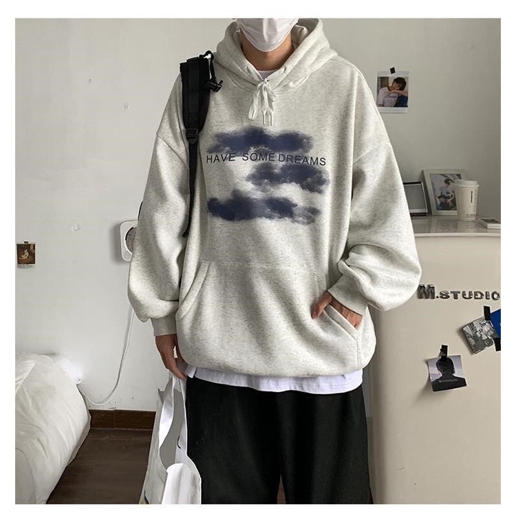 Áo hoodie form rộng unisex - Áo hoodie Have some Dreams làm từ chất nỉ bông mền mịn, hình in chắc chắn cá tính | BigBuy360 - bigbuy360.vn