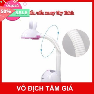 Đèn học thỏ có chỗ cắm bút cho bé (TẶNG BÓNG) [Miễn Phí Vận Chuyển khi đơn đạt giá trị tối thiểu 200K]