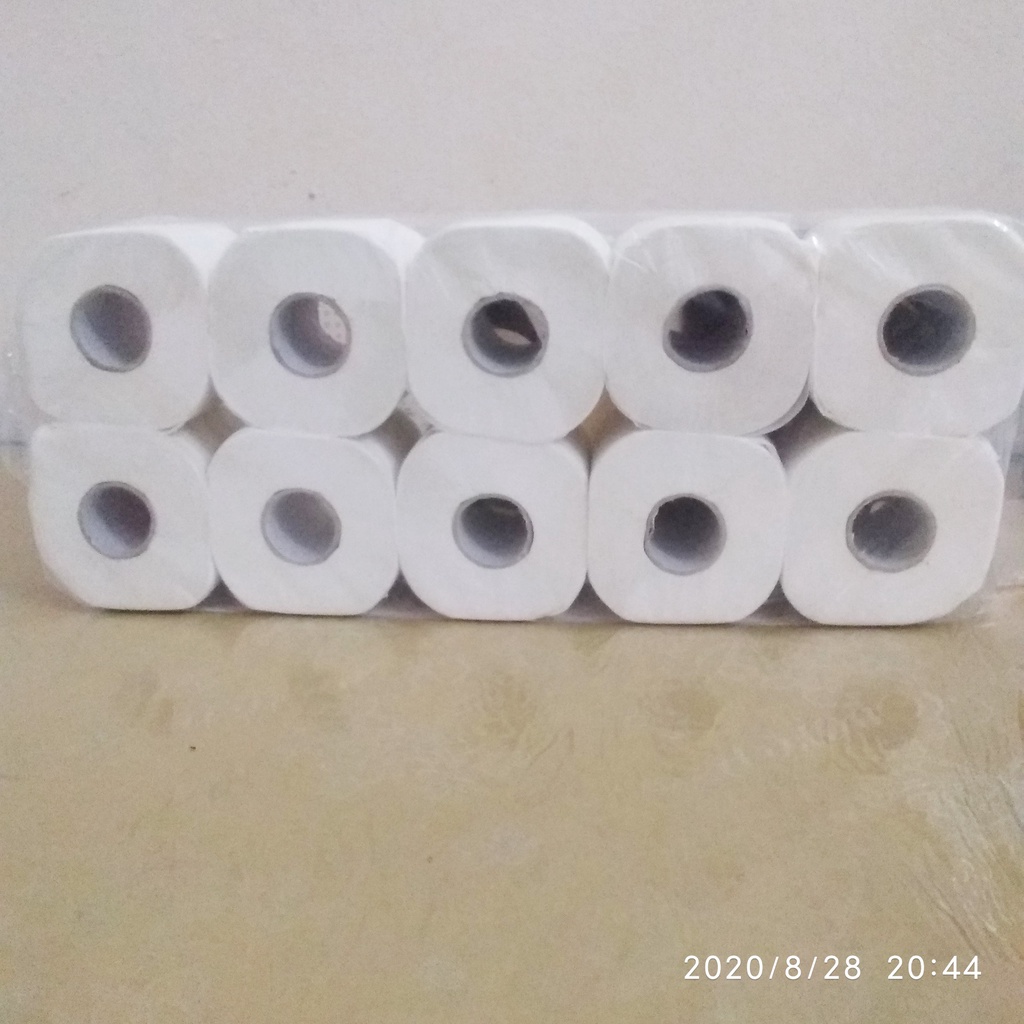 Giấy vệ sinh 10 cuộn 3 lớp - Đóng gói mới trọng lượng lớn hơn