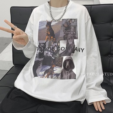 Áo Hoodie Tay Dài Cổ Tròn Dáng Rộng Thời Trang Xuân Thu Phong Cách Hàn Quốc Cho Nam | BigBuy360 - bigbuy360.vn