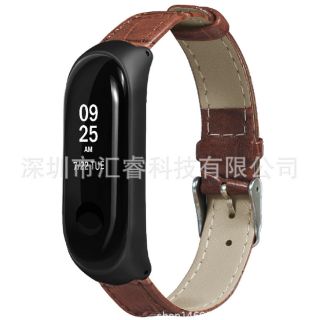 dây đeo vân da cá sấu cho miband 3