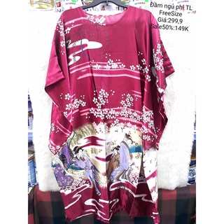 Váy ngủ satin lụa thái lan