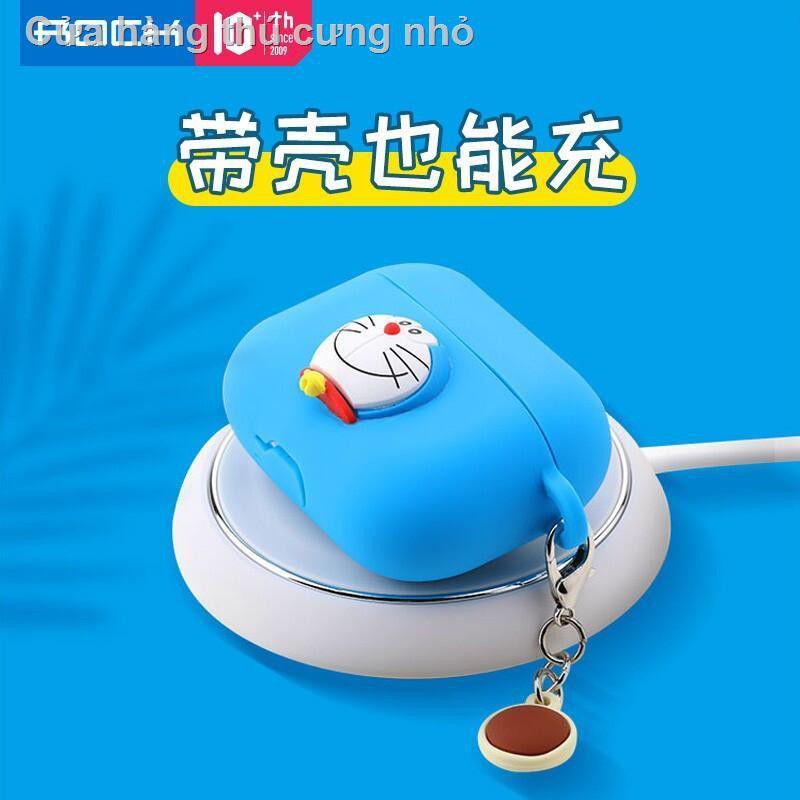 Vỏ Bảo Vệ Hộp Sạc Airpods Airpods 2 Hình Doraemon 3d Độc Đáo Cá Tính