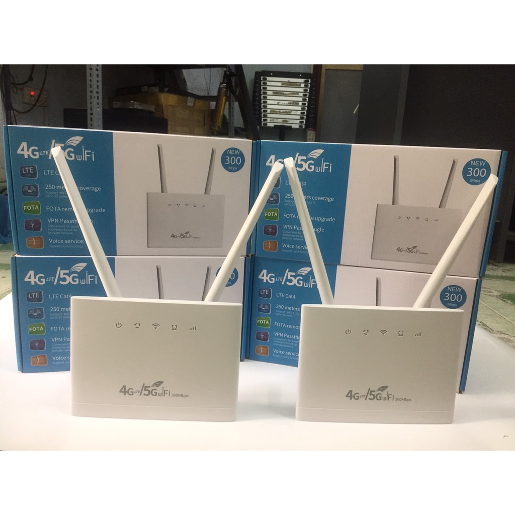 Modem Wifi 4G - Huawei B593, 32 user, 4 cổng LAN