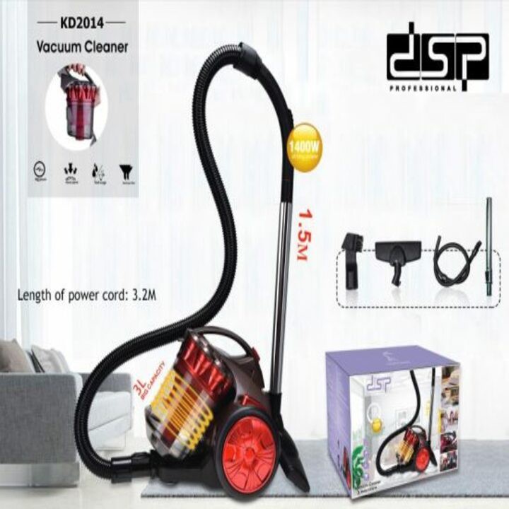 Máy hút bụi cao cấp thương hiệu DSP - KD2014, công suất 1600W (Bảo hành chính hãng 1 năm)