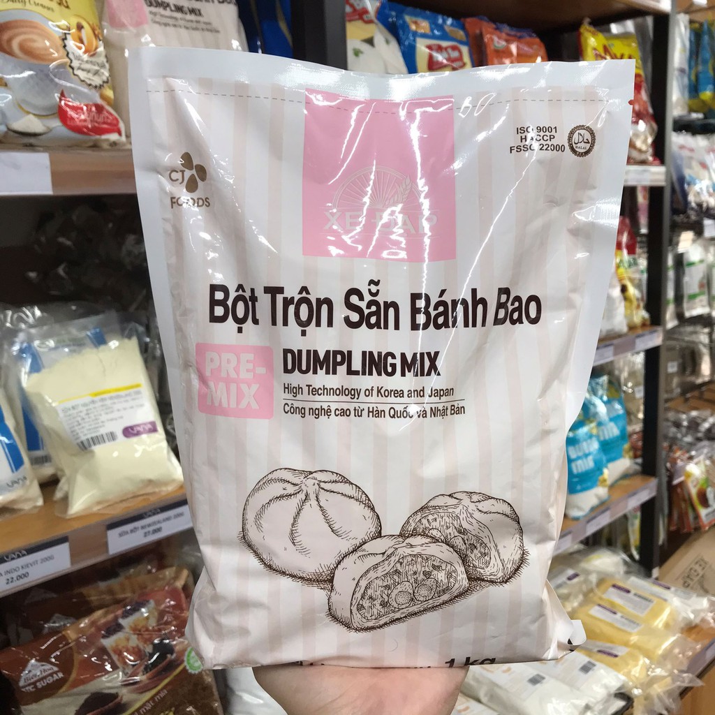 BỘT TRỘN SẴN BÁNH BAO HIỆU XE ĐẠP (1KG)