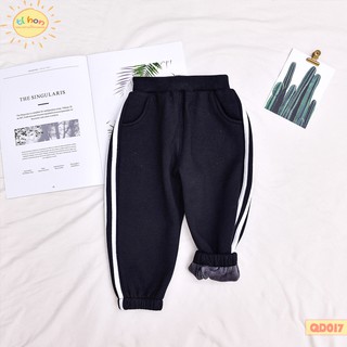 Quần thể thao lót lông cho bé