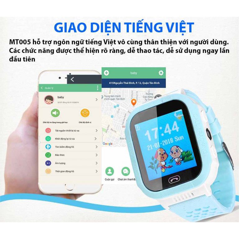 [ HOT SALE THÁNG ] Đồng hồ định vị trẻ em TM005 hot siêu hot