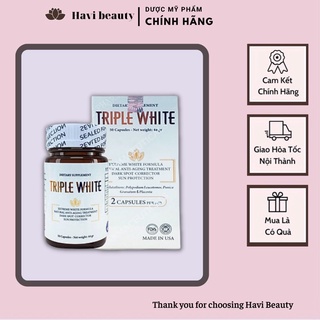 Viên uống triple white - trắng da chống nắng giảm thâm nám mỹ
